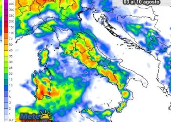 Precipitazioni 350x250 - Weekend a suon di temporali? Non ovunque, ma sì...