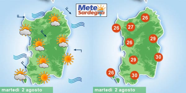 meteo sardegna 1 1 - Il meteo della settimana in Sardegna: sole, caldo nella media e cambiamento meteo nel prossimo fine settimana