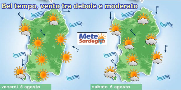 meteo sardegna 1 4 - Week end SALVO! Il meteo del fine settimana in Sardegna con temporali sparsi sui monti, poi tornerà il caldo