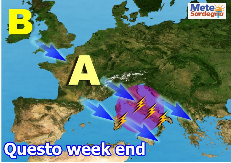 meteo sardegna 1 5 - Meteo in Sardegna, nubi in aumento, vento di Maestrale, e poi anche temporali sparsi