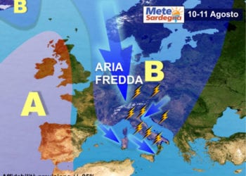 meteo sardegna 1 7 350x250 - Sardegna protetta dall'Alta Pressione, ma non dalle nubi passeggere. Seguirà sole e caldo