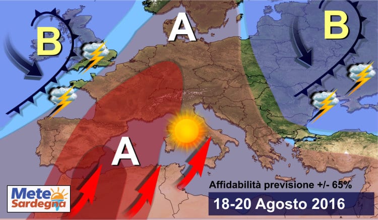 meteo sardegna lungo termine 1 - Sardegna, proseguirà il clima dell'Estate, ma con le prime nubi dell'Autunno all'orizzonte