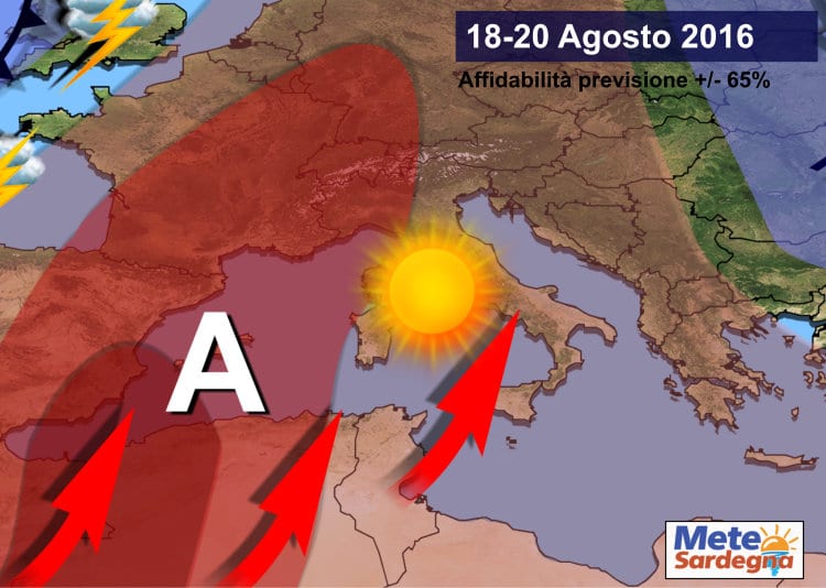 meteo sardegna lungo termine 3 - Sardegna, proseguirà il clima dell'Estate, ma con le prime nubi dell'Autunno all'orizzonte