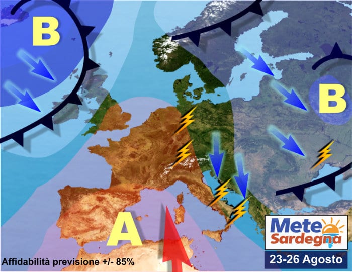 meteo sardegna previsioni 1 2 - In Sardegna presto gli effetti di un forte anticiclone. E' atteso bel tempo e caldo