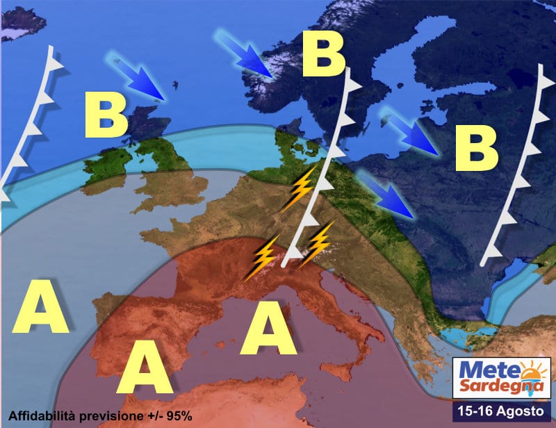 meteo sardegna previsioni 1 - Sardegna sotto il sole di Ferragosto. In seguito un pò di Maestrale