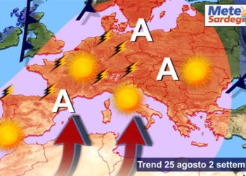 previsioni meteo sardegna 1 2 350x250 - Sardegna protetta dall'Alta Pressione, ma non dalle nubi passeggere. Seguirà sole e caldo