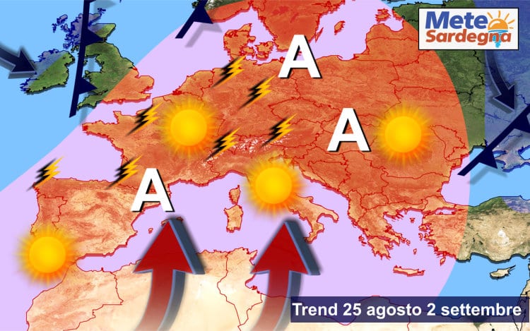 previsioni meteo sardegna 1 2 - Meteo Sardegna: fine agosto e primi di settembre farà molto caldo con sole estivo