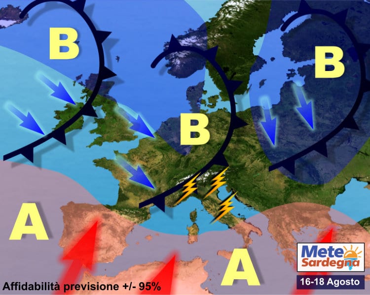 previsioni meteo sardegna 1 3 - Sardegna, perturbazione sfiorerà la regione, poi tornerà a fare parecchio caldo