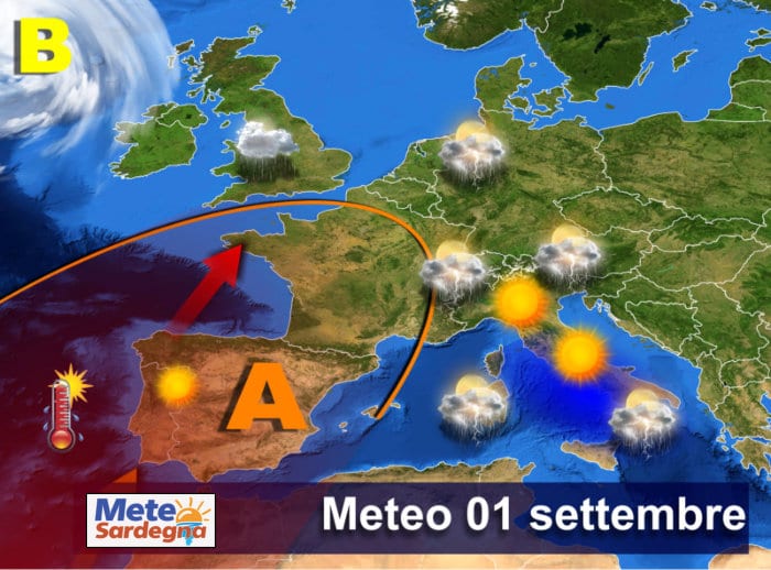 previsioni meteo sardegna 2 8 - Temporali sulla Sardegna, l'Estate cambia volto, ma non finisce qui. Più avanti, altri temporali
