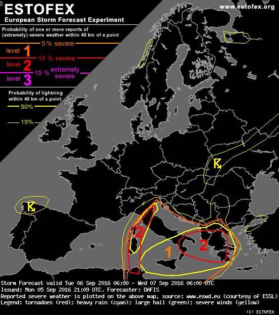 14100515 10207029332596578 317134726148679842 n - European Storm Forecast Experiment (Estofex): oggi a Sardegna a rischio potenziale temporali violenti