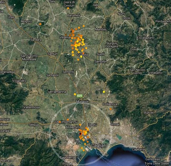 27 09 2016 19 28 11 - Ci segnalano nubifragio su hinterland nord di Cagliari