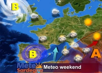 Meteo1 mts 6 350x250 - Nuovo peggioramento, tempo variabile con possibilità di temporali sulla Sardegna