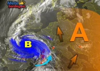 Meteosat sardegna 350x250 - Fresco, clima gradevole, bel tempo. Giornata stupenda
