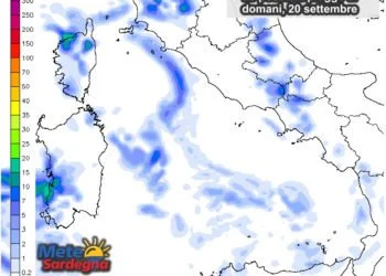 Piogge 12 350x250 - Prossime ore: possibili acquazzoni nel cagliaritano