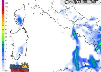 Piogge 3 350x250 - Prossime ore: possibili acquazzoni nel cagliaritano
