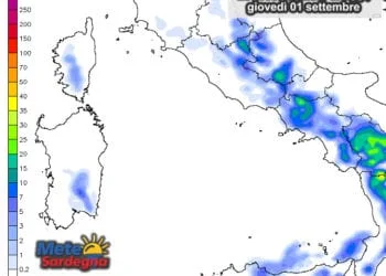 Piogge 350x250 - Domani, sabato, possibili dei temporali