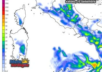 Piogge 5 350x250 - Domani, sabato, possibili dei temporali