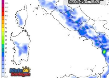 Piogge 6 350x250 - Domani, sabato, possibili dei temporali
