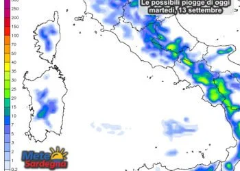 Piogge 7 350x250 - Domani, sabato, possibili dei temporali