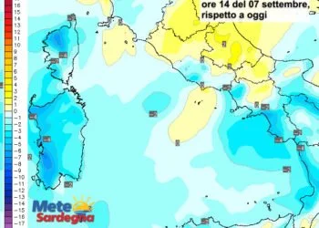 Variazioni temperature 350x250 - Venerdì dovrebbe essere la giornata più calda
