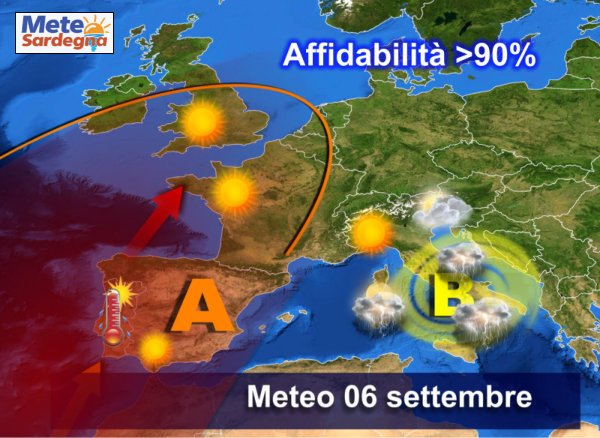 meteo sardegna previsioni 1 1 - Meteo Sardegna: temporali sparsi, calo temperatura e vento. Cambia il tempo