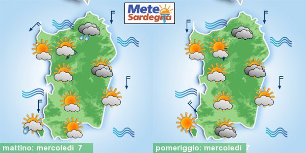 meteo sardegna previsioni 1 2 - Sardegna, i temporali non sono finiti. Nuovi temporali giovedì e venerdì. Sabato e domenica tornerà il sole