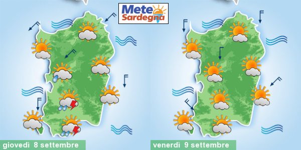 meteo sardegna previsioni 2 - Meteo Sardegna: calano le temperature. Temporali occasionali a metà settimana