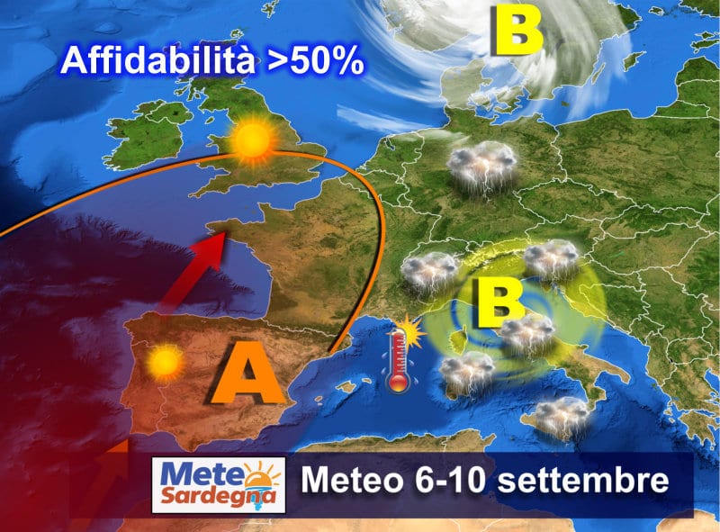 previsioni meteo sardegna 2 - Sino a Domenica caldo estivo, poi condizioni meteo in nuovo cambiamento