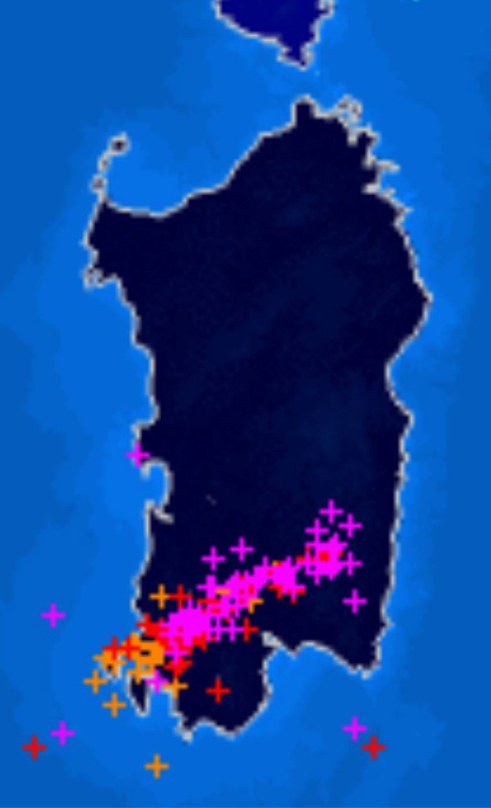 temporali - Nuovi temporali su Sardegna meridionale