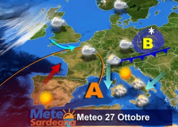 Meteo mts 350x250 - Nuovo peggioramento, tempo variabile con possibilità di temporali sulla Sardegna