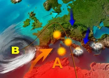 Meteo1 mts 18 350x250 - Forte caldo anomalo, ma ha le ore contate: fresco da nord e giovedì peggiora