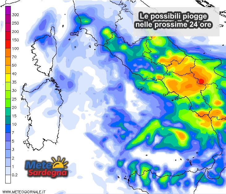 Piogge 12 - Tra stanotte e domattina ci sarà spazio per qualche pioggia