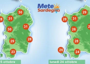 Temperature 1 350x250 - Venerdì dovrebbe essere la giornata più calda