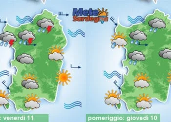 Meteo sardegna 1 350x250 - Il meteo per il fine settimana