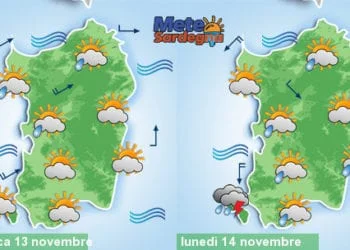 Meteo sardegna 2 350x250 - Una domenica tra sole e qualche improvviso acquazzone