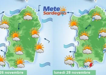 Meteo sardegna 3 350x250 - Il meteo per il fine settimana