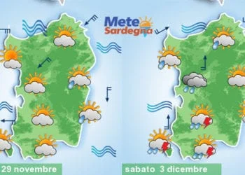 Meteo sardegna 4 350x250 - Il meteo per il fine settimana