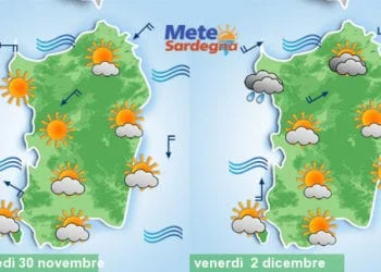 Meteo sardegna 5 350x250 - Il meteo per il fine settimana
