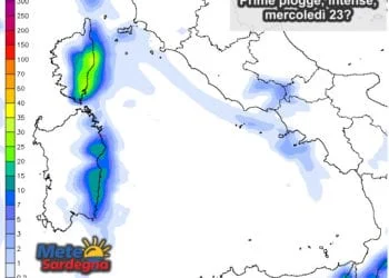 Piogge 10 350x250 - Prossime ore: possibili acquazzoni nel cagliaritano