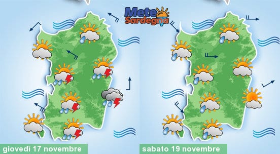 Previsioni 2 - Sono in arrivo altre piogge e temporali. Sabato peggiora