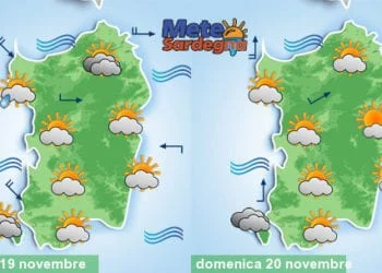 Previsioni 4 350x250 - Domenica nuovo peggioramento da ovest. Prossima settimana instabile