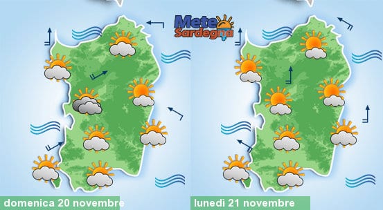 Meteo in miglioramento a partire da domenica.