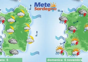 Sardegna 1 350x250 - Mercoledì sera furioso Maestrale, freddo, ma poca pioggia