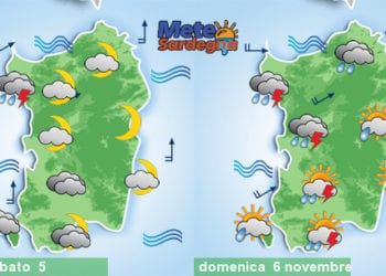 Sardegna 2 350x250 - Nuovo peggioramento, tempo variabile con possibilità di temporali sulla Sardegna