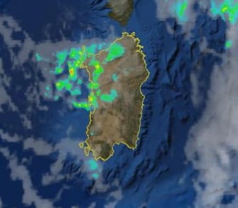 radar - Peggioramento in atto: prime piogge e temporali