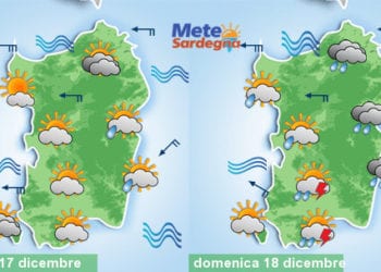 Meteo Sardegna 2 1 350x250 - Dopo bufera, altre perturbazioni. Maltempo nel weekend, poi meteo invernale
