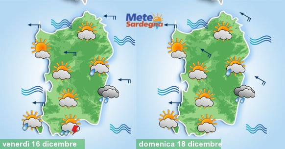 Meteo Sardegna 3 - Torna lo Scirocco, piogge su Sardegna orientale. Prospettive di forte maltempo