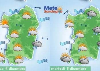Meteo sardegna 350x250 - Il meteo per il fine settimana
