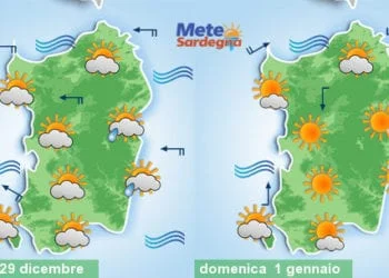 Meteo sardegna 9 350x250 - Gelo a est per fine anno: è un primo passo verso l'Inverno