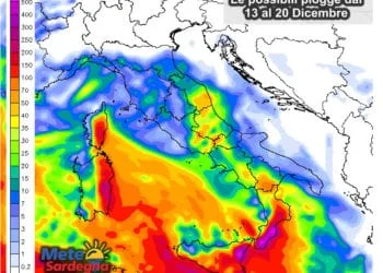 Piogge 3 350x250 - Maltempo, rischio nubifragi. Piogge più forti attese su coste est